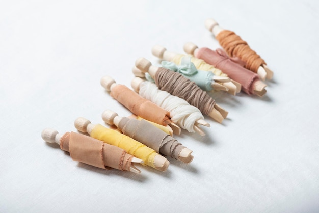 Sada pre vyšívanie v pastelových farbách